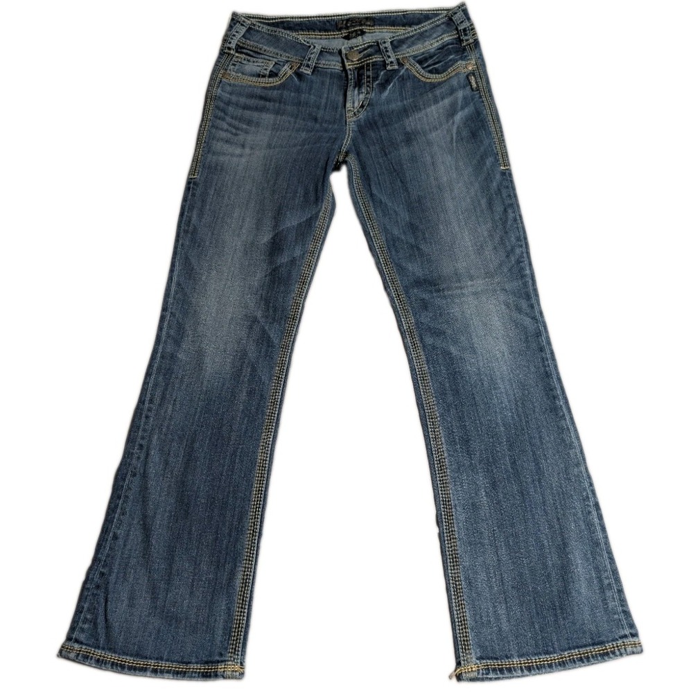 Silver Jeans Co Suki 17 Surplus Womens 30x30 Bootcut Jeans Western Stretch Blue